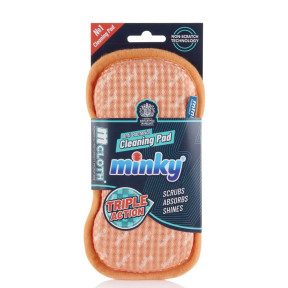 Губка для чищення Minky M Cloth Anti-Bacterial Cleaning Pad Triple Action